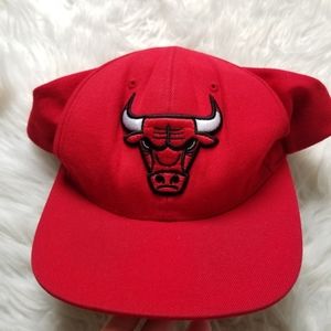 Chicago Bulls NBA Mitchell & Ness Red Cap Snap